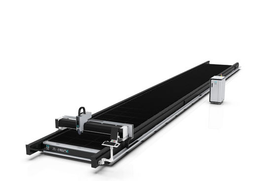 Ultra Large Format Sheet Metal Laser Cutter 24000mmx2500mm Untuk Lembaran Logam