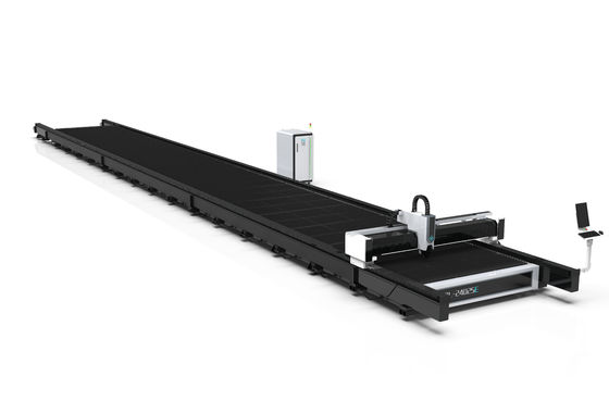 Ultra Large Format Sheet Metal Laser Cutter 24000mmx2500mm Untuk Lembaran Logam