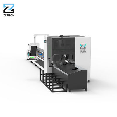 Mesin Pemotong Tabung Laser Serat Daya Tinggi 3000mm 6000mm Multi Chuck Bongkar Muat Otomatis