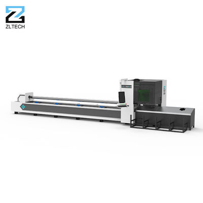 Mesin Pemotong Laser Pipa Logam Otomatis 2000W-8000W Mesin Pemotong Pipa Logam Laser CNC
