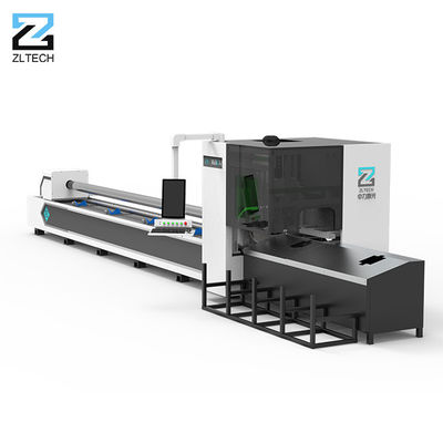 Pemotong Tabung Laser Serat Otomatis 2000W 3000W Pemotong Pipa Laser CNC