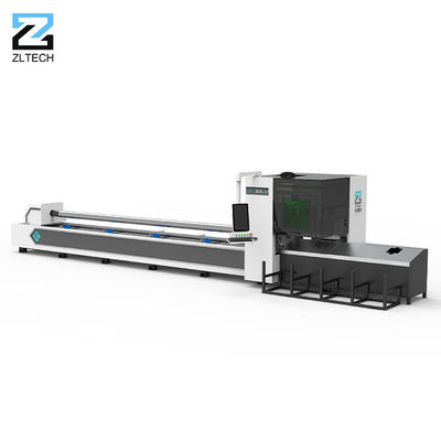 Pemotong Tabung Laser Serat Otomatis 2000W 3000W Pemotong Pipa Laser CNC